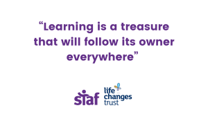 Staf announced as Life Changes Trust Legacy Partner for Learning Channel