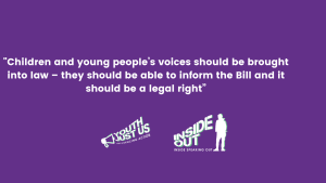 Youth Justice Voices response to Children's Care and Justice Bill